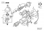 Bosch 0 603 278 003 Pws 5-115 Angle Grinder 220 V / Eu Spare Parts